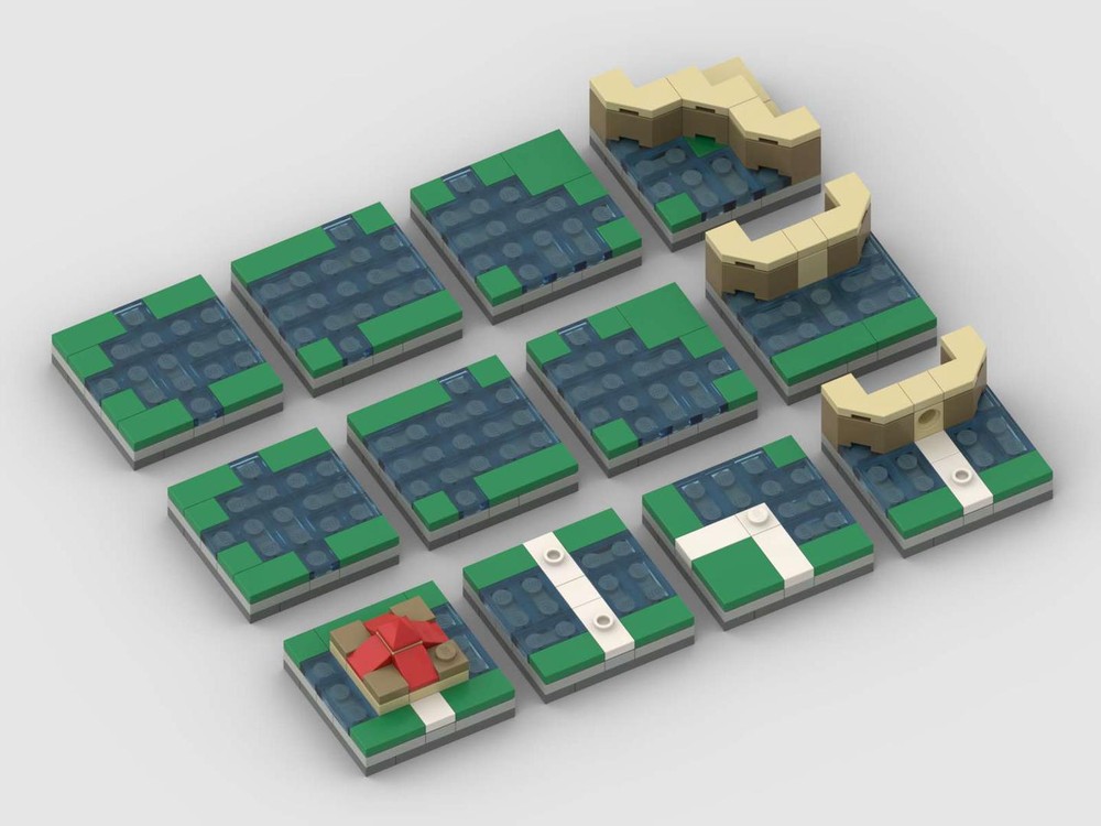 Lego Carcassonne (3D) River Expansion