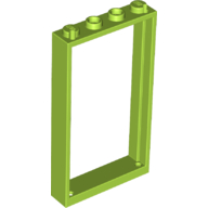 Lego Door Frame 1 x 4 x 6 Type 2 / Lime