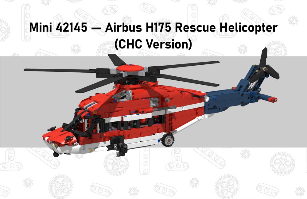 Lego Mini 42145 - Airbus H175 Rescue Helicopter (CHC Version)
