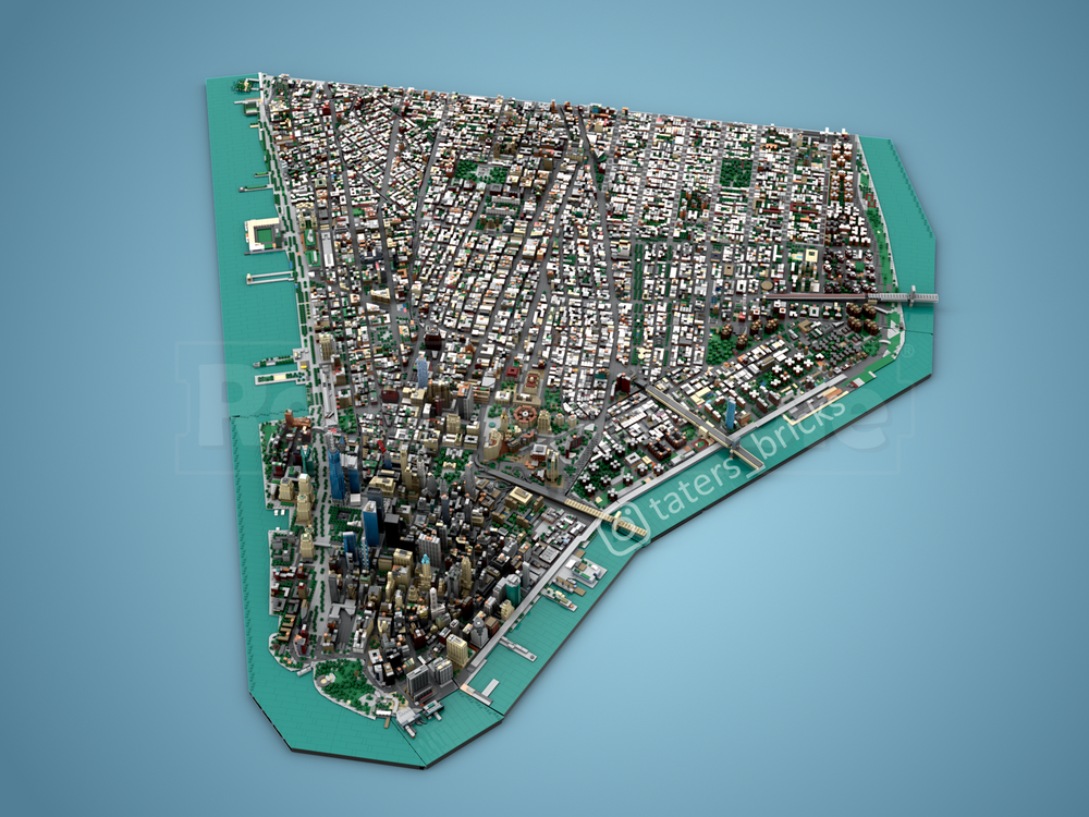 Lego Lower Manhattan - New York City