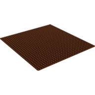 Lego Baseplate 32 x 32 / Reddish Brown