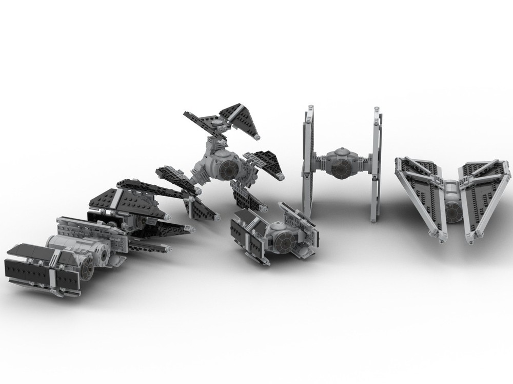 Lego SW Microfighters Imperial Defender Fighter Stricker Advanced Interceptor Bomber