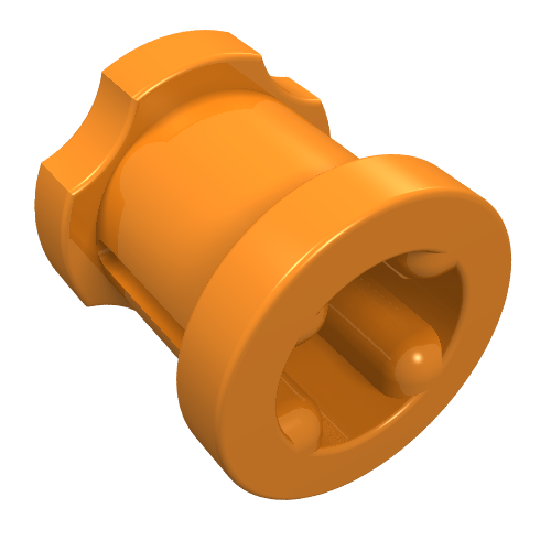 Lego Technic Bush / Orange