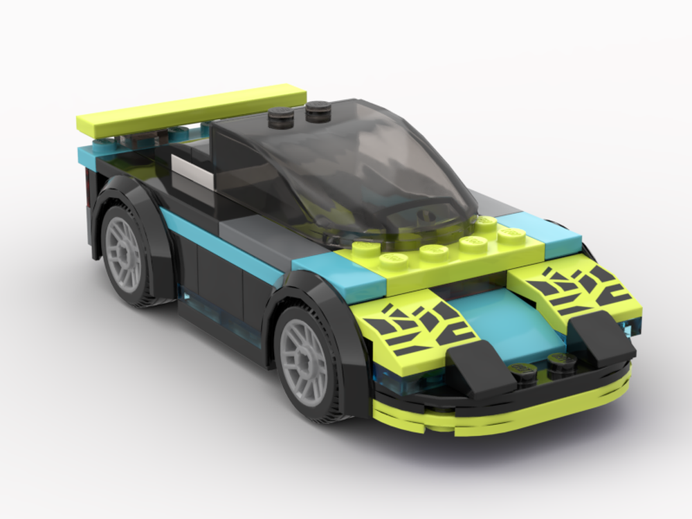 Lego hybrid sports car
