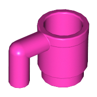 Lego Equipment Cup / Mug [Plain] / Dark Pink