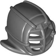 Lego Mask, Kendo [Plain] / Dark Bluish Gray
