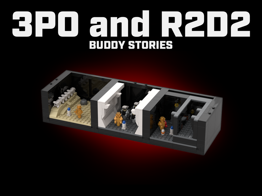 Lego 3PO and R2D2 Buddy Stories