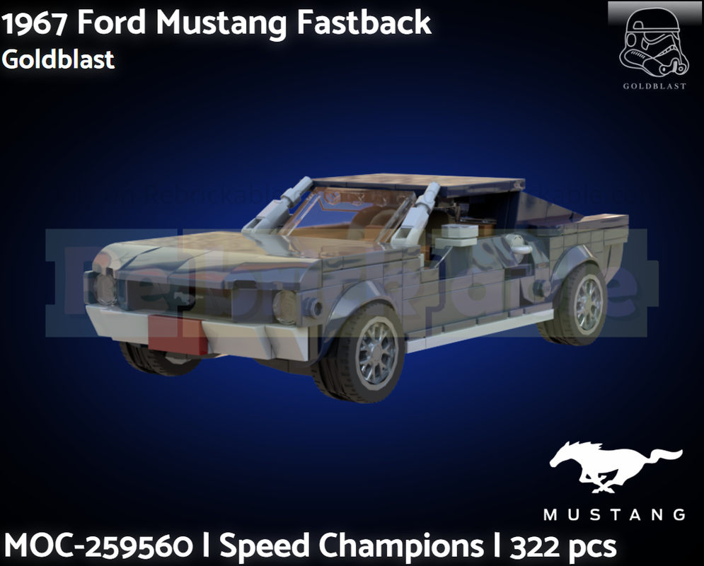 Lego 1967 Ford Mustang Fastback