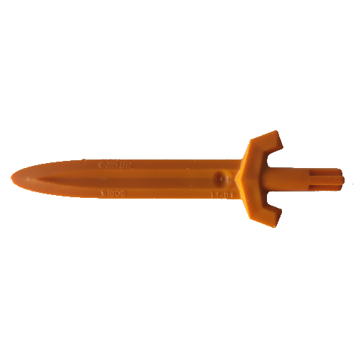 Lego Weapon Sword from Nestle Promo Figure (Jayko) / Earth Orange