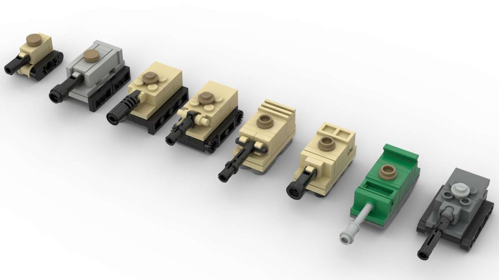 Lego Micro Tanks