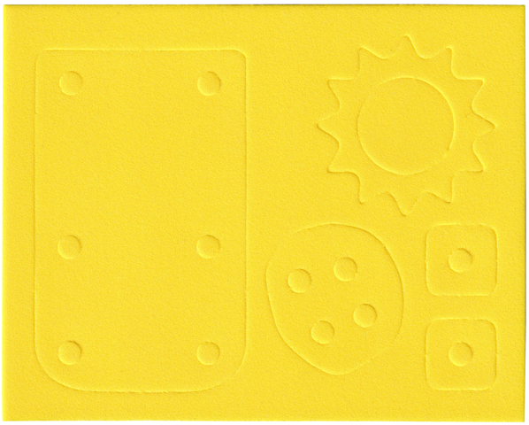 Lego Foam Sheet for Set 3159, Sheet 3