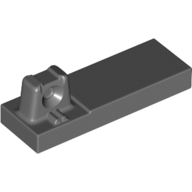 Lego Hinge Tile 1 x 3 Locking with 1 Finger on Top with Cutout / Dark Bluish Gray