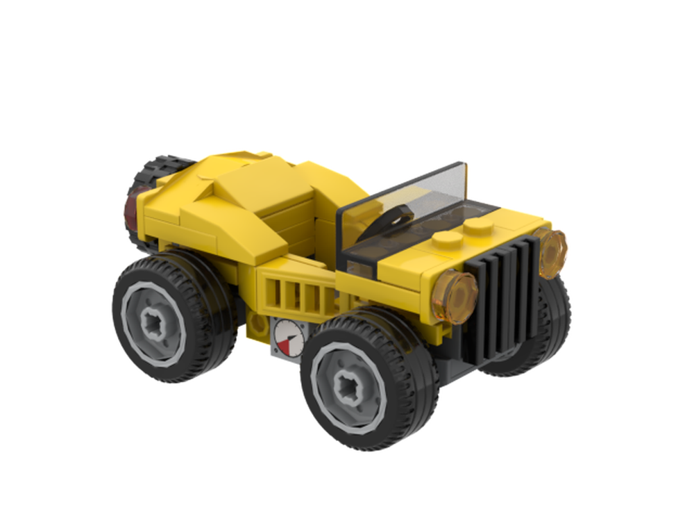 Lego Yellow Willy's jeep