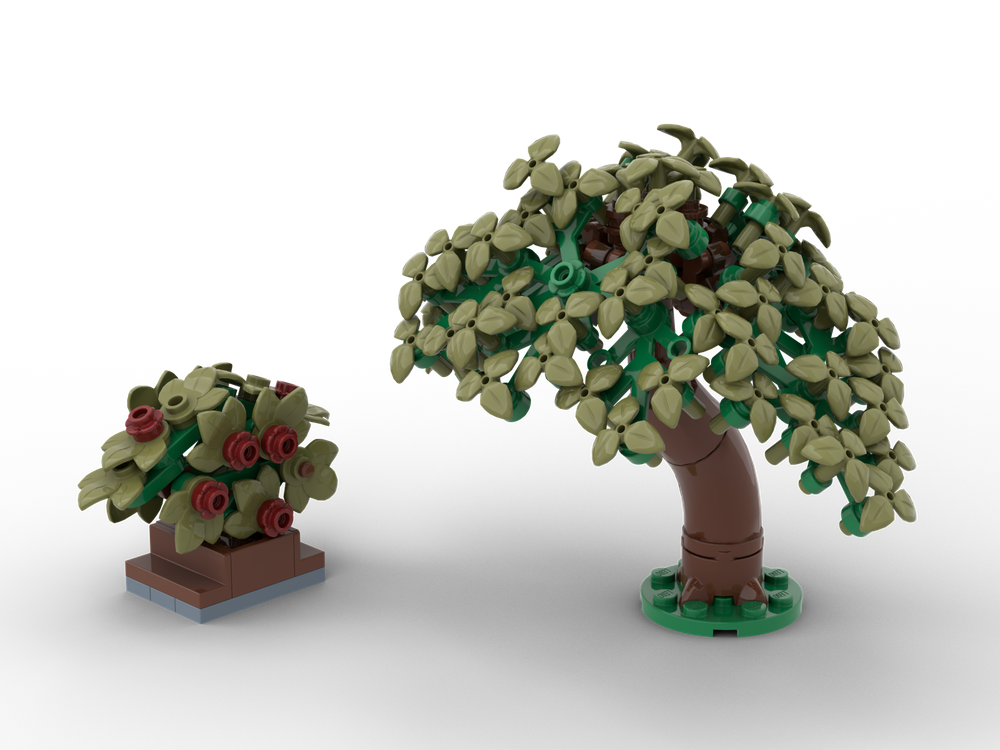 Lego Tree and bush