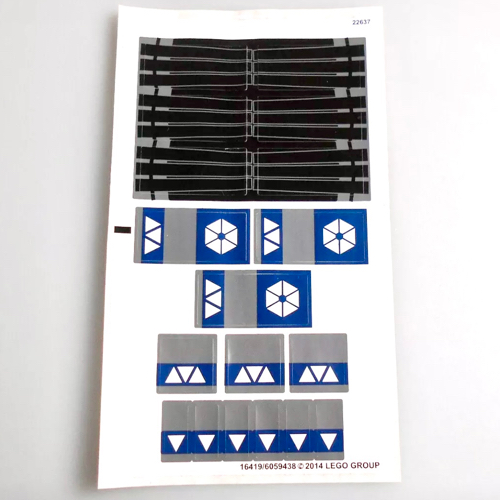 Lego Sticker Sheet for Set 75044-1 / [No Color/Any Color]