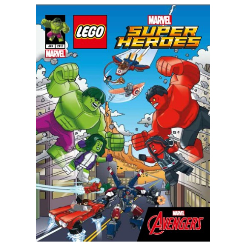 Lego Comic Book, Super Heroes, Marvel, Avengers, Jan 2017 / [No Color/Any Color]
