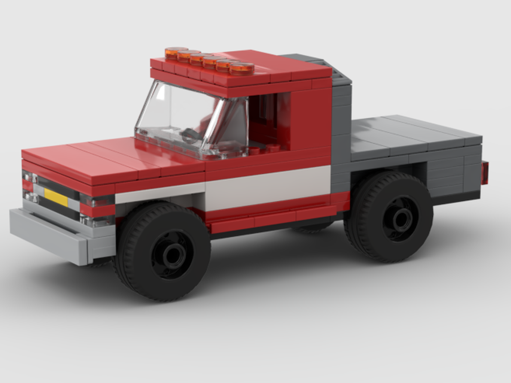 Lego squarebody flatbed