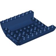 Lego Brick Curved Inverted 8 x 8 x 2 Double / Dark Blue