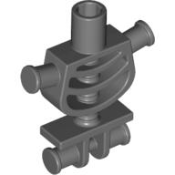 Lego Torso - Skeleton Thick Shoulder Pins / Dark Bluish Gray