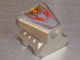 Lego Vehicle, Air Scoop Engine Top 2 x 2 with Flame Pattern (Sticker) - Set 8643