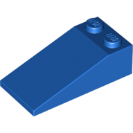 Lego Brick Sloped 18° 4 x 2 / Blue