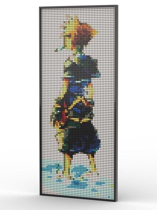 Lego Sora Mosaic (Kingdom Hearts II)