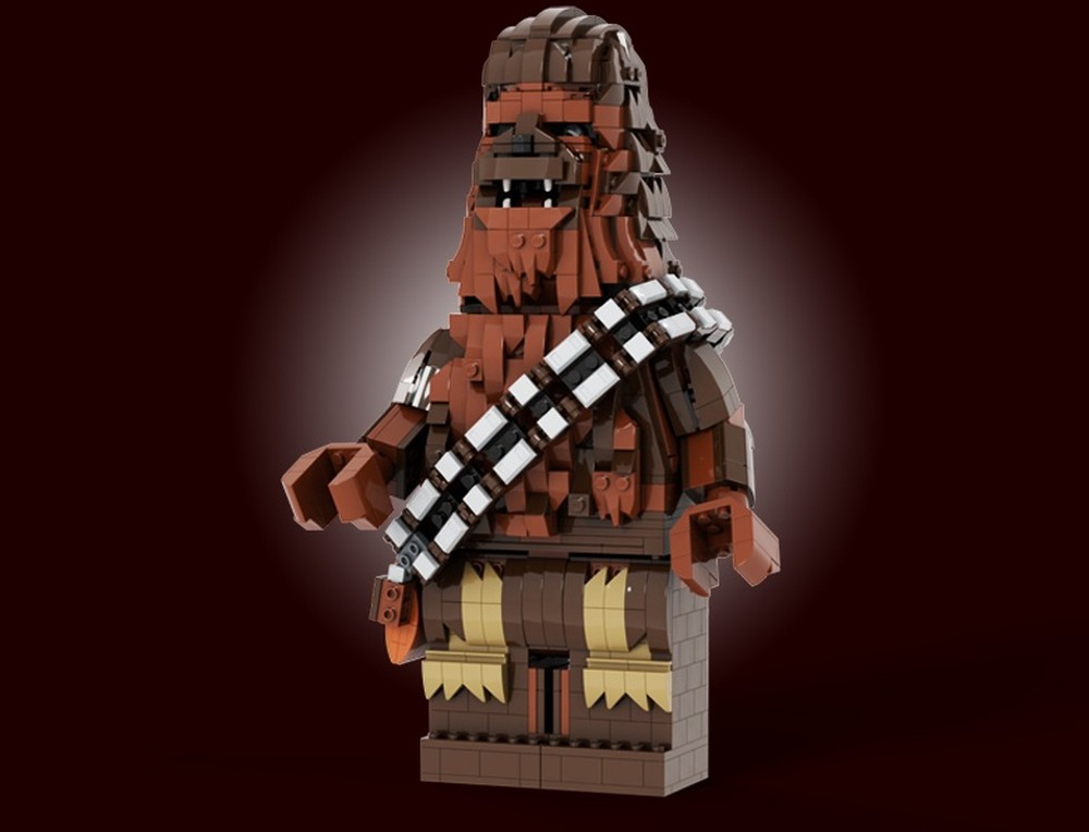 Lego Upscale Minifig Chewie