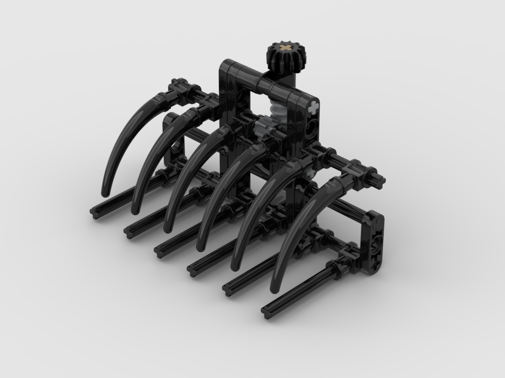 Lego Hay Fork for Compact Loader