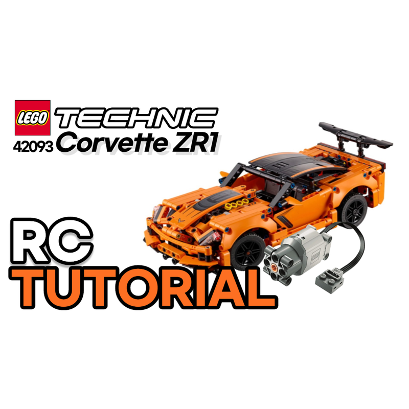 Lego 42093 Corvette motorize RC