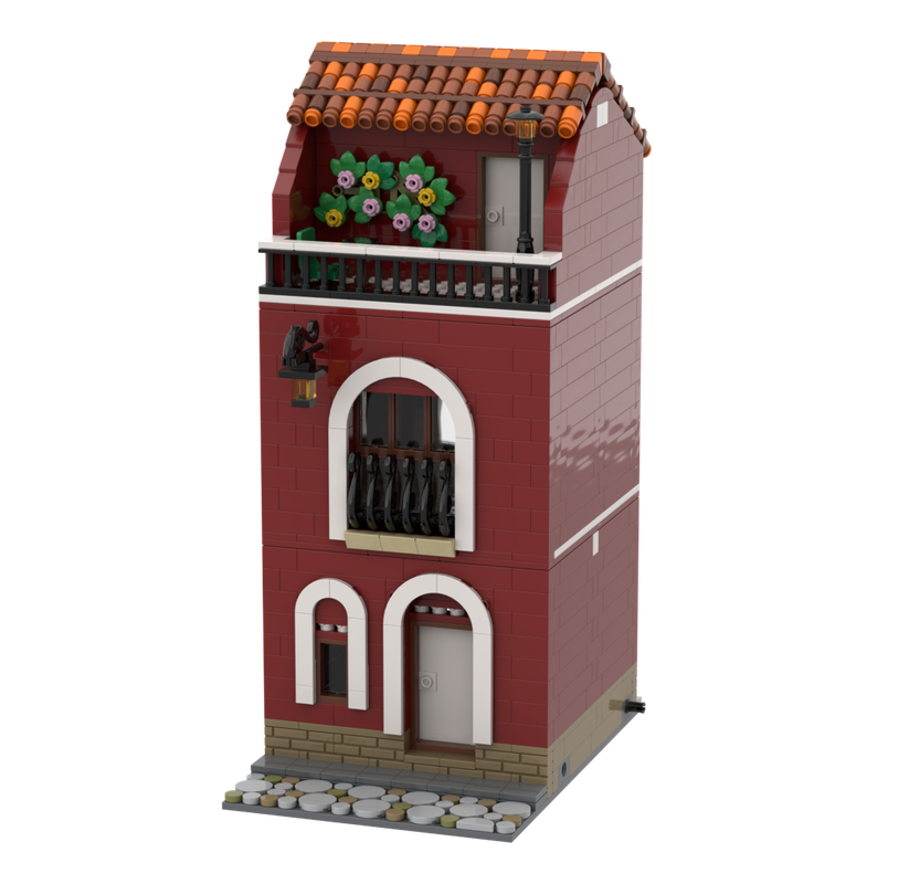 Lego Italian Street Series (Build 3) - No Interior