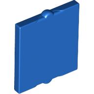 Lego Glass for Window 1 x 2 x 2 Flat / Blue