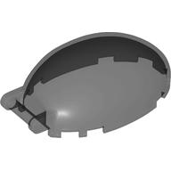 Lego Windscreen 6 x 4 x 2 1/3 Bubble Canopy with Handle / Trans-Black