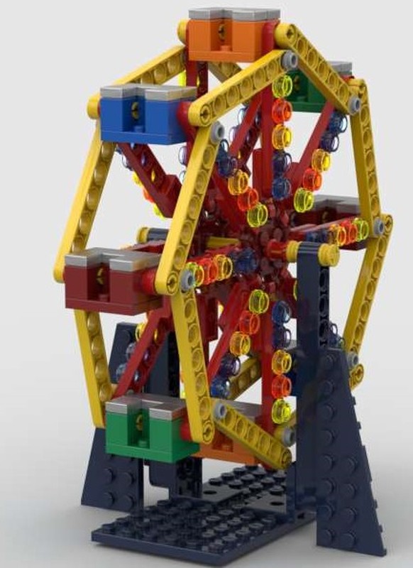 Lego Microscale Fairground Ferris wheel