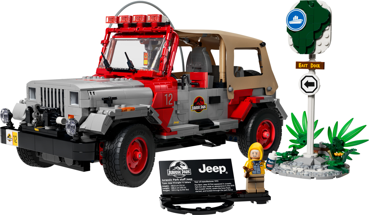 Lego Jurassic Park Jeep Wrangler
