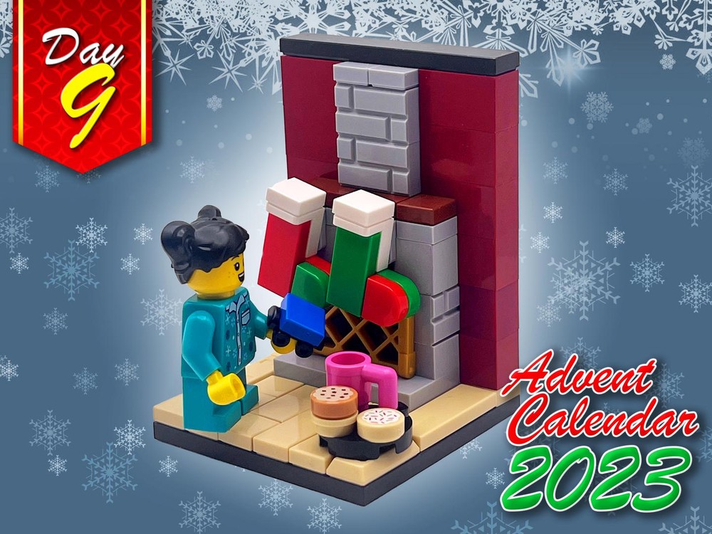 Lego Advent Calendar Day 9 - Fireplace