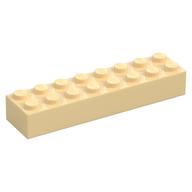 Lego Brick 2 x 8 / Tan