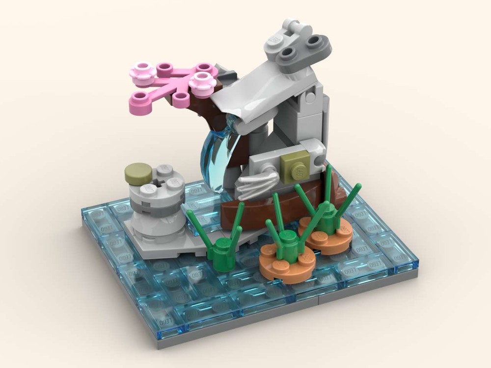 Lego Mini Dragon Stone Shrine