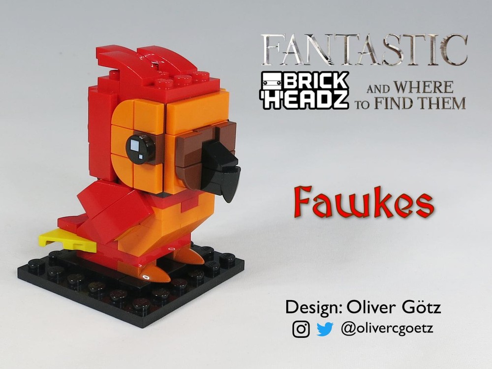 Lego Fantastic BrickHeadz and Where to Find Them: Fawkes the Phoenix