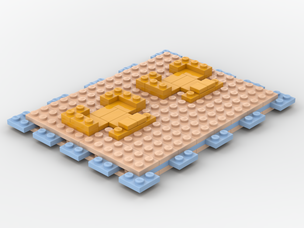 Lego Frame Rack-MOC-62878-Gun Mounts