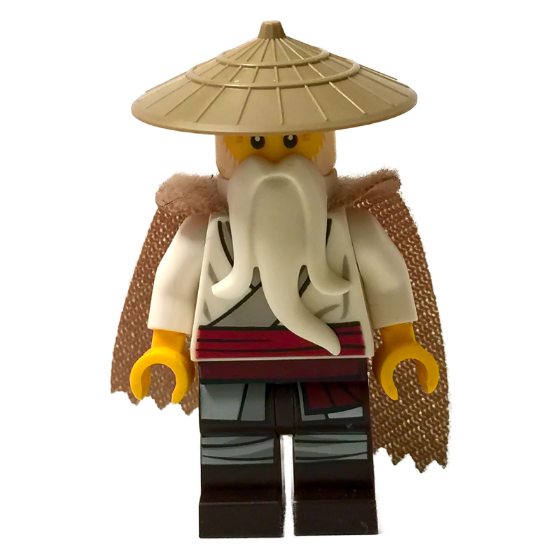 Lego Master Wu with Fuzzy Cape