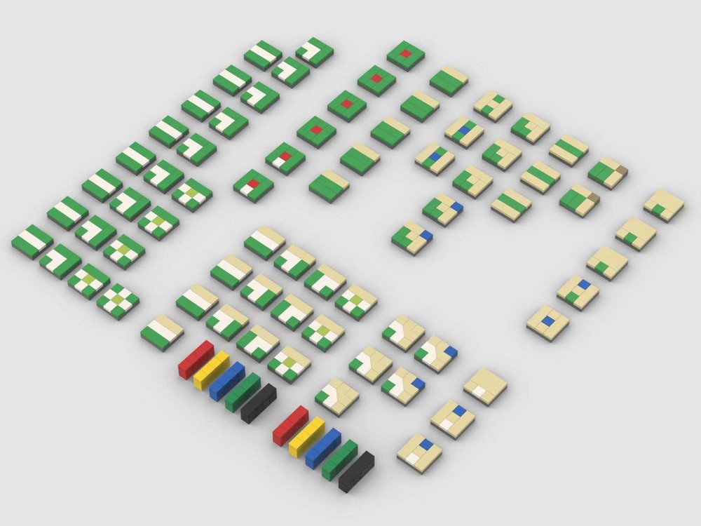 Lego Easy Carcassonne (board game)