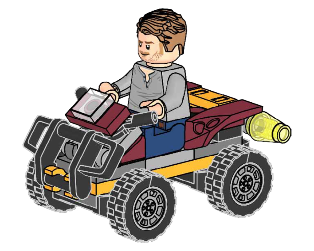 Lego Owen and Quad