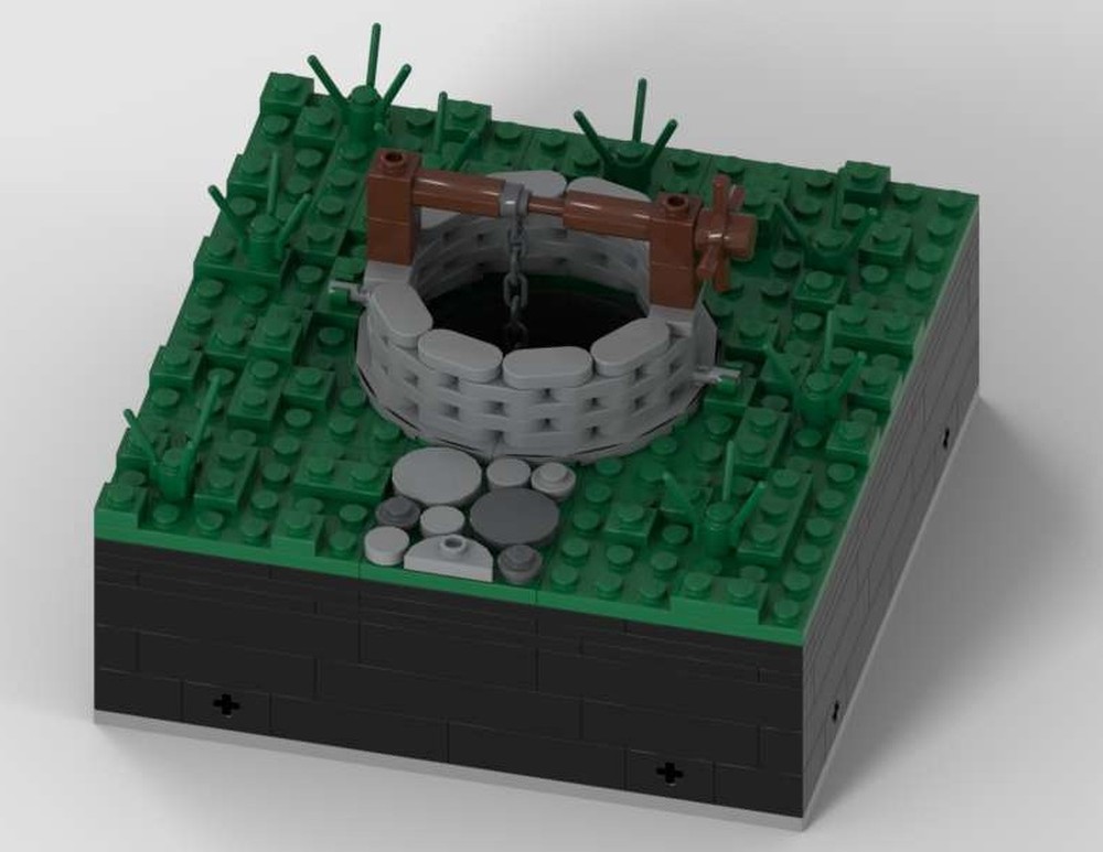 Lego Modular Terrain - Stone Well