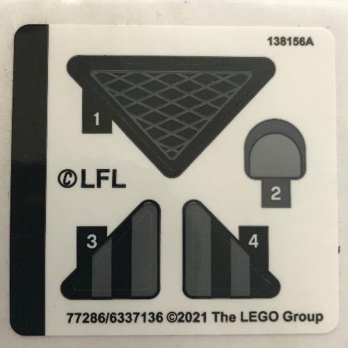 Lego Sticker Sheet for Set 75304-1