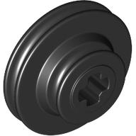 Lego Pulley, 2-Stage / Black