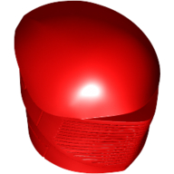 Lego Helmet Elite Praetorian Guard, Pointed / Red