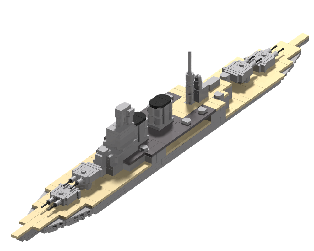 Lego 1:560 Scale HMS Hood
