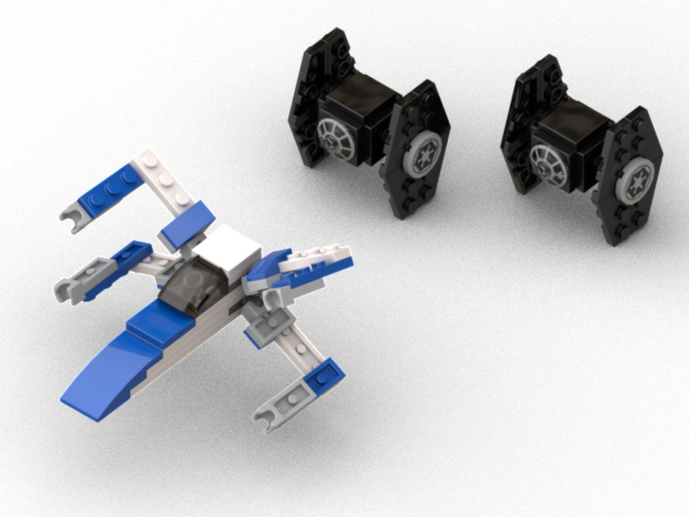 Lego X-Wing Chase