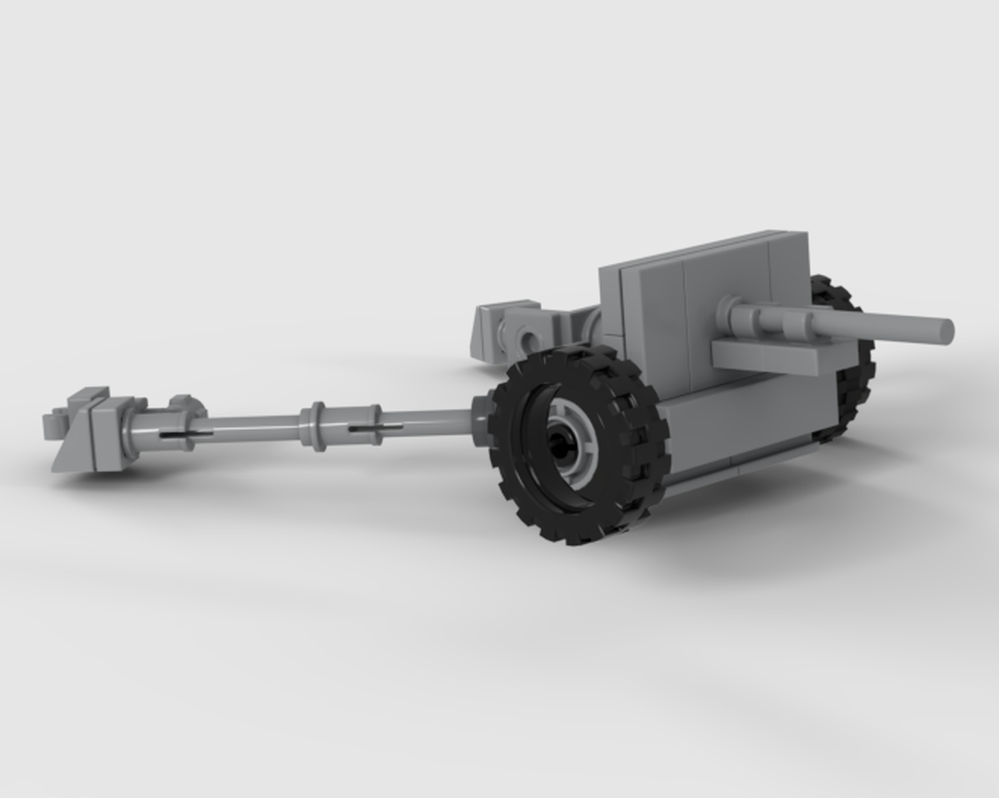 Lego WW2 American M3A1 3MM Anti-Tank Gun