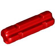 Lego Technic Axle 2 Notched / Red